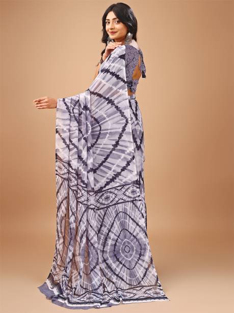 Leelavati Printed Daily Wear Chiffon Saree - Image 2