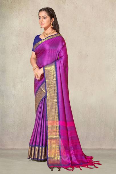 Woven Banarasi Art Silk Saree Price in India