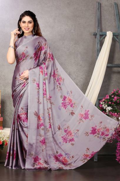 Printed Daily Wear Chiffon, Georgette Saree