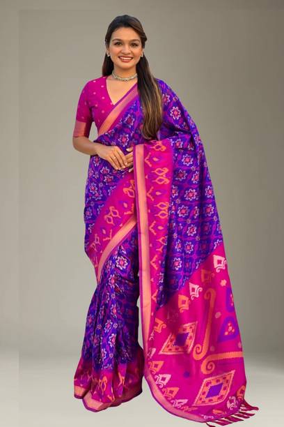 SGF11 Woven Patola Silk Blend Saree
