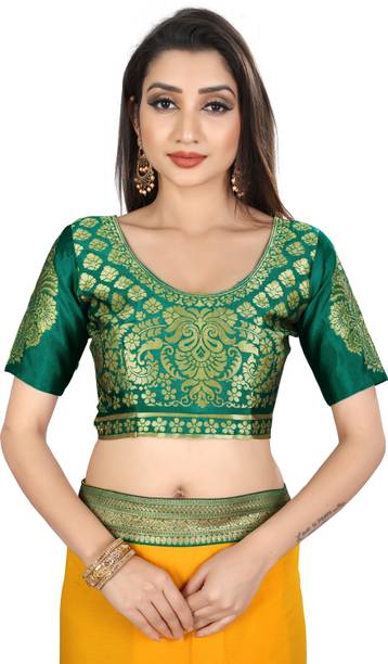 kashvi sarees Embellished, Woven, Solid/Plain Bollywood Chiffon Saree - Image 5
