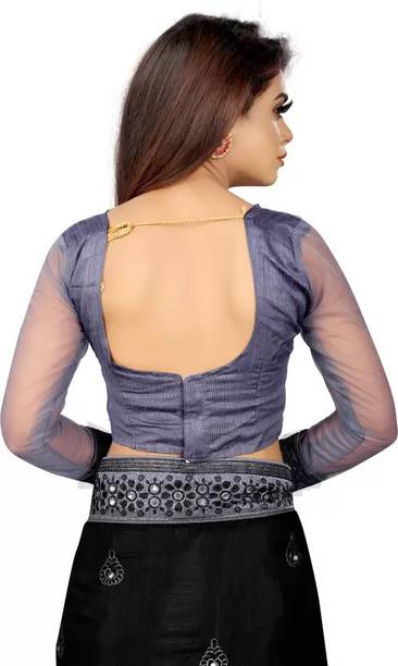 riddhisa fashion Embroidered Bollywood Net Saree - Image 5