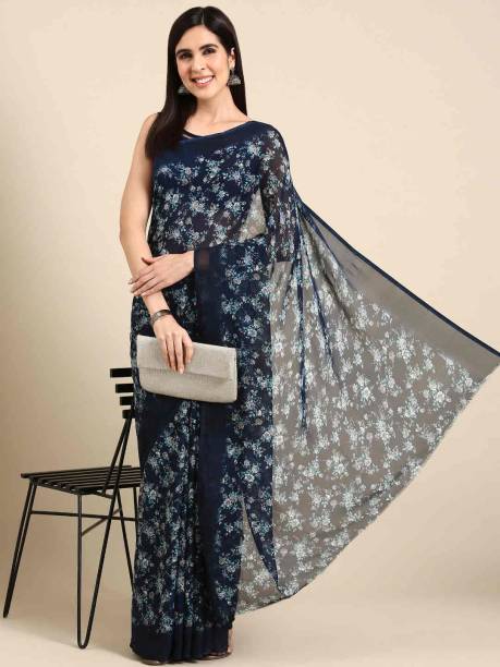Printed Bollywood Georgette Saree Price in India