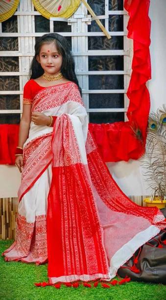 Traditional Linen Saree