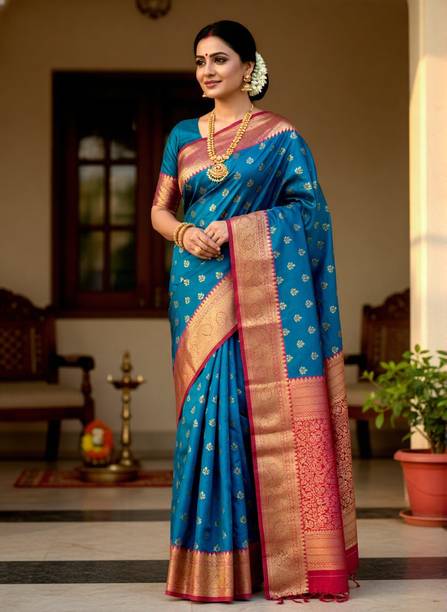 Self Design Kovai Art Silk Saree