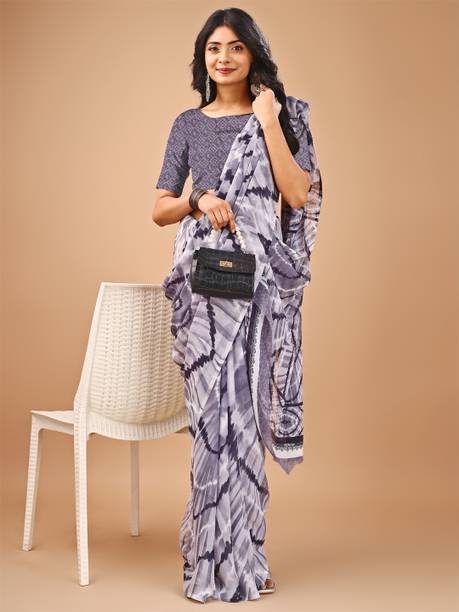 Leelavati Printed Daily Wear Chiffon Saree - Image 3