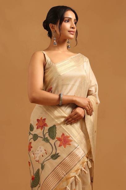 Printed Bollywood Tissue Saree