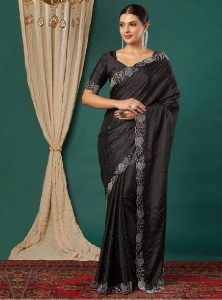 TIRTHU ENTERPRISE Embellished Bollywood Jimmy choo Saree