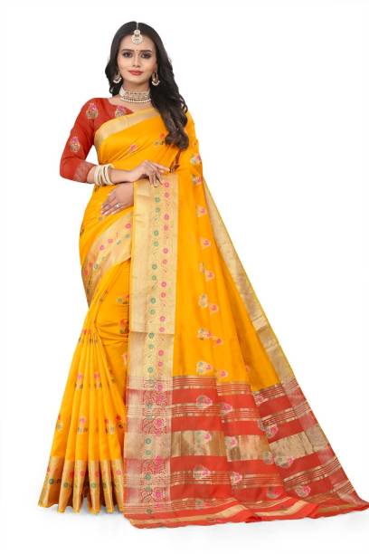 Floral Print Daily Wear Organza Saree Price in India