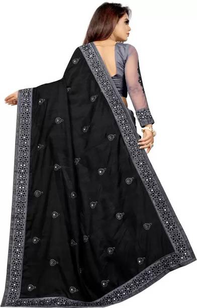 riddhisa fashion Embroidered Bollywood Net Saree - Image 2