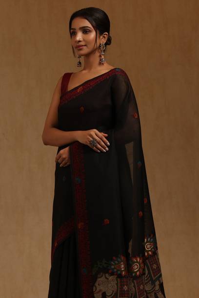 Woven Daily Wear Chanderi Saree