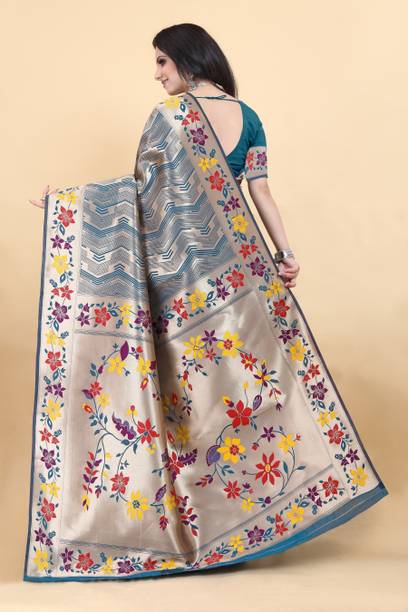 SuperLaxmi Woven Banarasi Silk Blend Saree - Image 2