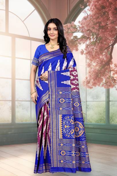 Woven, Paisley Handloom Jacquard Saree