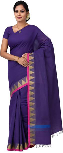 MVN Printed Chettinadu Cotton Blend Saree