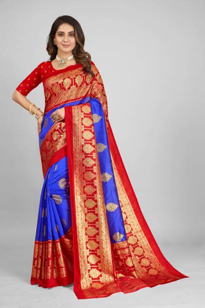 Woven Bollywood Art Silk Saree Price in India