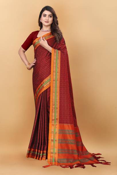 Magneitta Woven Ilkal Cotton Silk Saree - Image 2