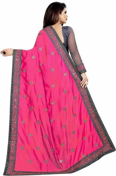 riddhisa fashion Embroidered Bollywood Net Saree - Image 2