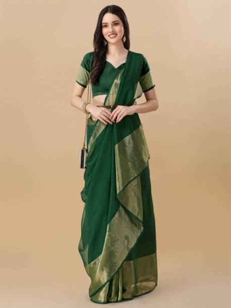 Woven Daily Wear Chiffon Saree Price in India