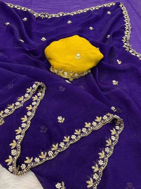 Ghan Sals Embellished Bollywood Art Silk Saree