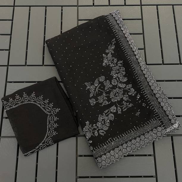VarniRaaj Fashion Embellished Bollywood Jimmy choo Saree