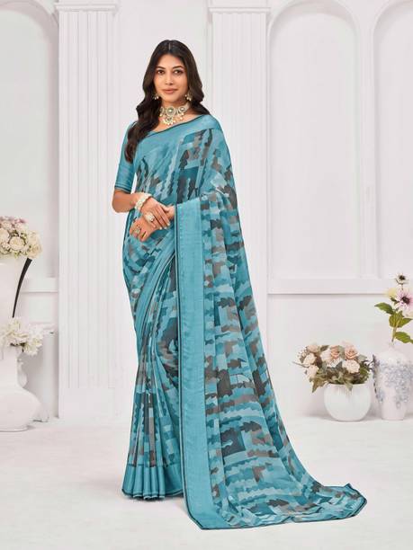 Laxmipati sarees Printed Daily Wear Georgette Saree