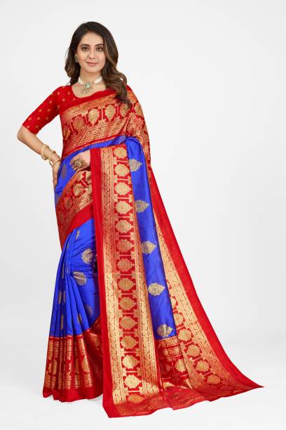 Woven Bollywood Art Silk Saree Price in India