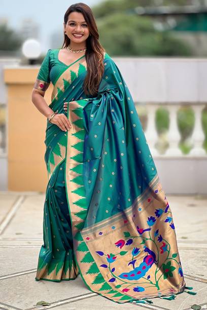 SGF11 Woven Paithani Silk Blend Saree