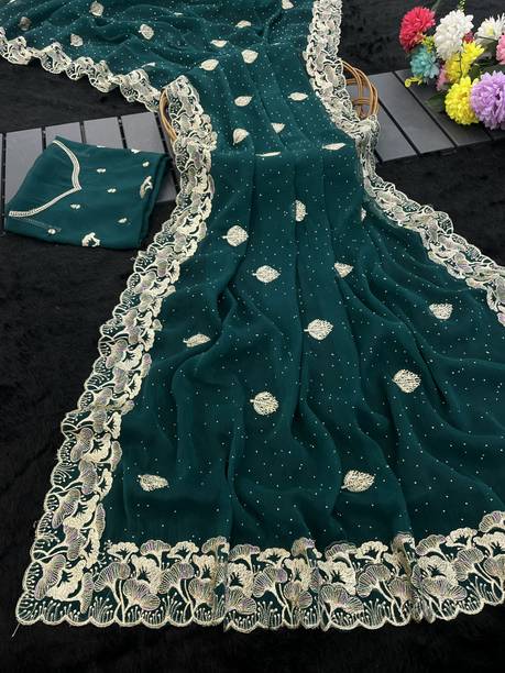 Traditional Linen Saree