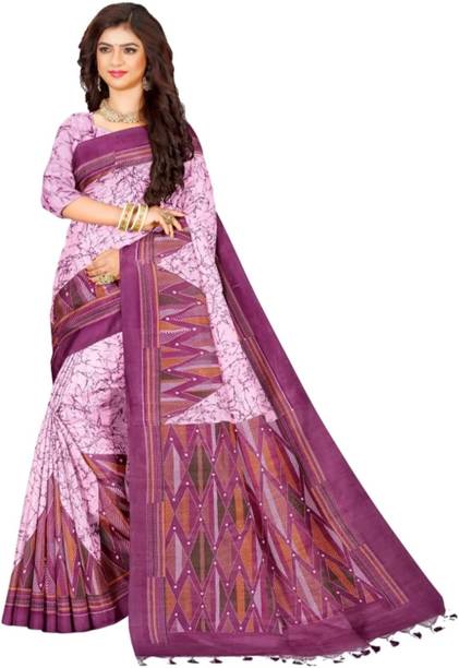 Bhadra Printed Sambalpuri Handloom Pure Cotton Saree