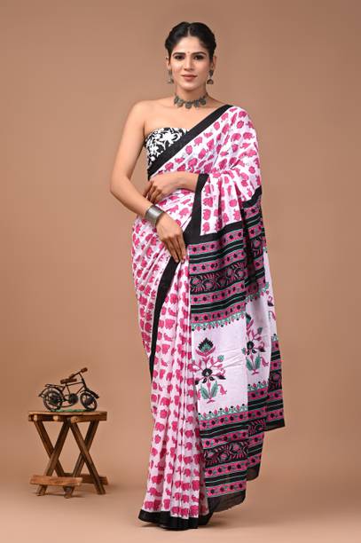 Printed Silk Saree