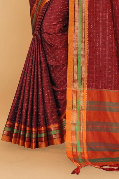 Magneitta Woven Ilkal Cotton Silk Saree - Image 4