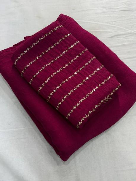 HOC Embroidered Bollywood Cotton Silk Saree
