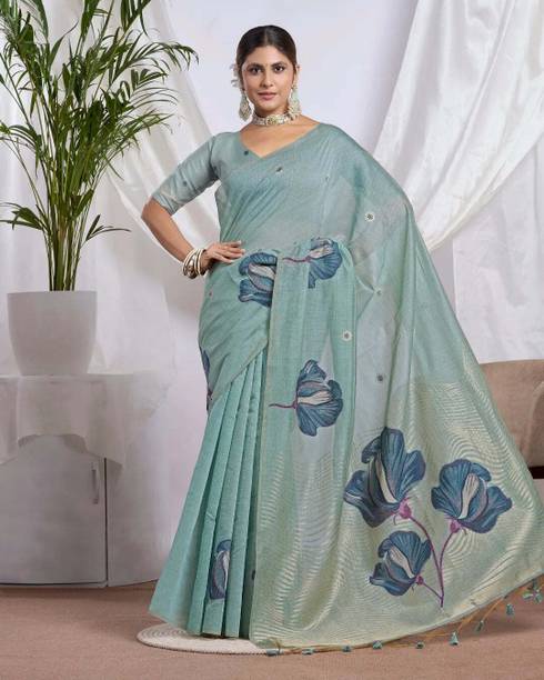 DoraiFashion Self Design Jamdani Cotton Silk Saree