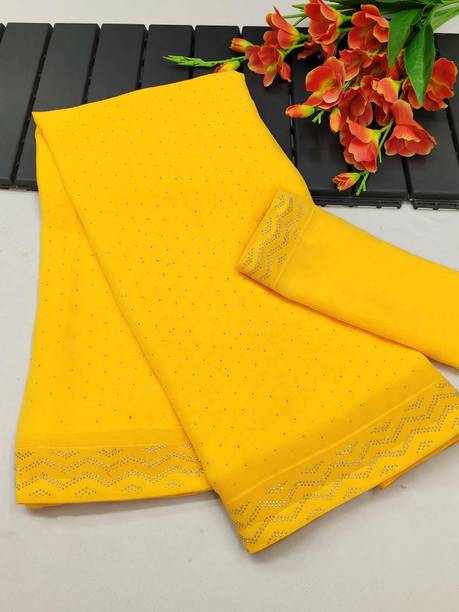 Party Wear Crepe Saree