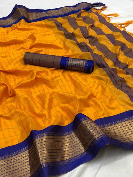 RUHKURSH Printed Chettinadu Cotton Silk, Art Silk Saree