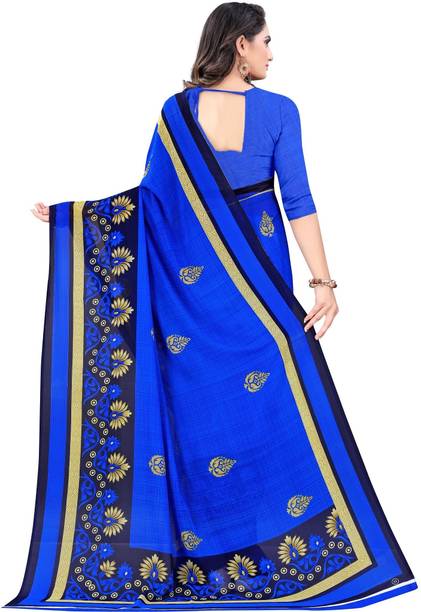 Leelavati Printed Daily Wear Georgette Saree - Image 2