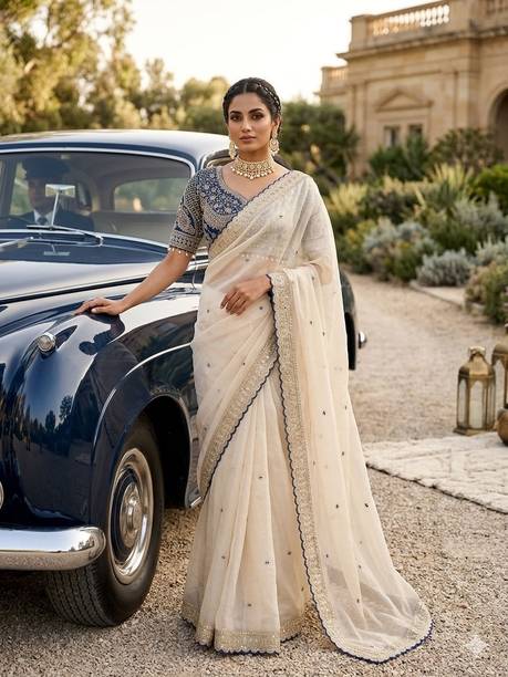 Embroidered Bollywood Jimmy Jimmy Saree