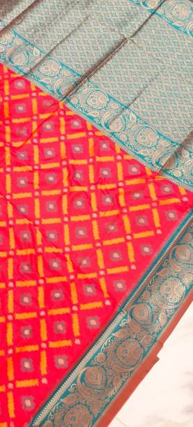 Lioria Woven Patola Silk Blend Saree