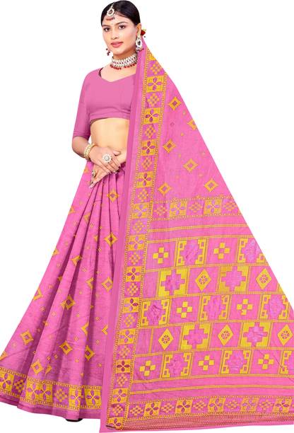 VEERSA COTTON SAREES Printed Bollywood Pure Cotton Saree