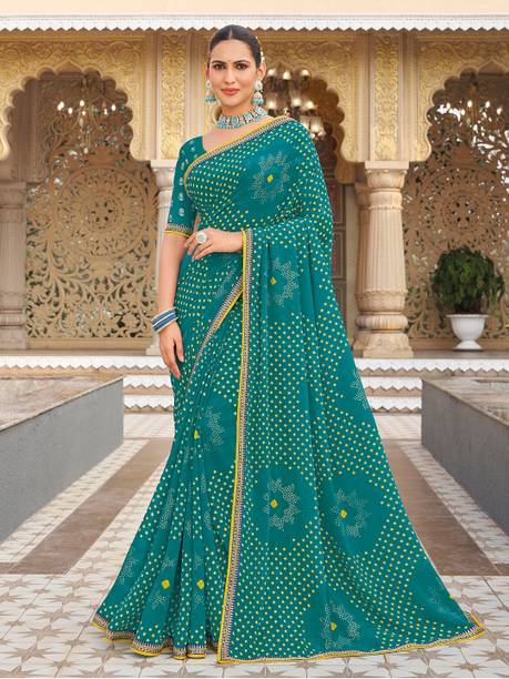 Laxmipati sarees Printed Bollywood Georgette Saree