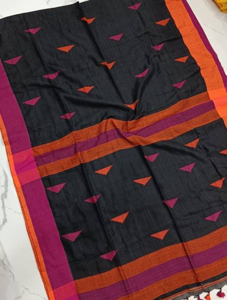 New Chinmayee Exclusive Self Design Handloom Pure Cotton Saree