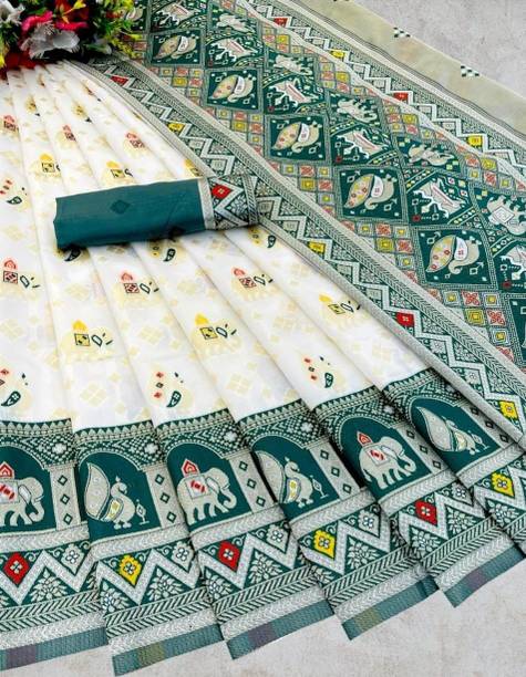 Printed Daily Wear Pure Silk Saree