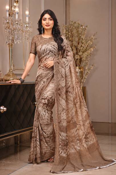 Printed Daily Wear Chiffon Saree