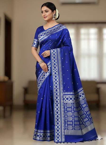 Sabyasachi Woven Sambalpuri Cotton Blend Saree