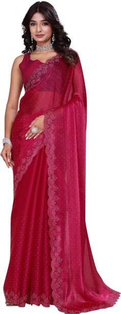 JS Clothing Mart Embellished Bollywood Jimmy choo Saree