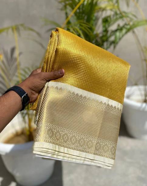 BilloRani Woven Banarasi Pure Silk, Tissue Gold Sarees Online @  | galgota.in - Image 3