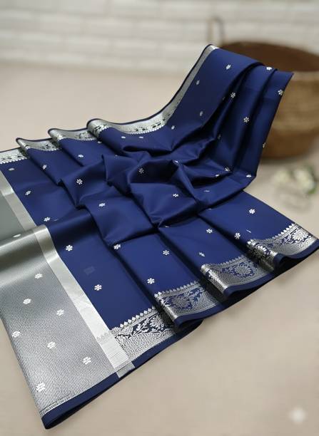 Sabyasachi Printed, Woven, Striped Bollywood Pure Silk Saree