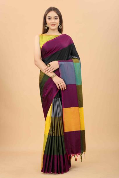 Solid/Plain Banarasi Art Silk Saree