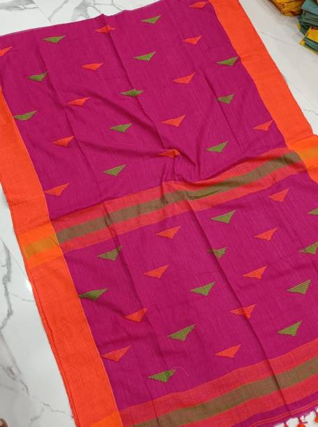 New Chinmayee Exclusive Self Design Handloom Pure Cotton Saree