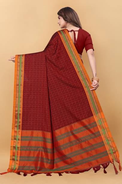 Magneitta Woven Ilkal Cotton Silk Saree - Image 3